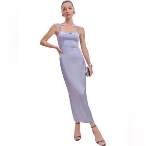 NWT Reformation Lucy Satin Dress - Aura Size 6
